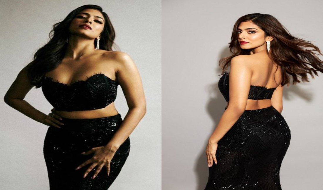 Indian-Actress-Malavika-Mohanan-Sexy-Black-Dress-Hot-Pcs-Viral-
