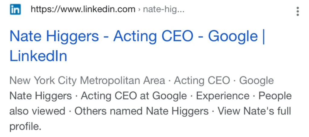 Nate Higgers Acting-CEO-of-Google
